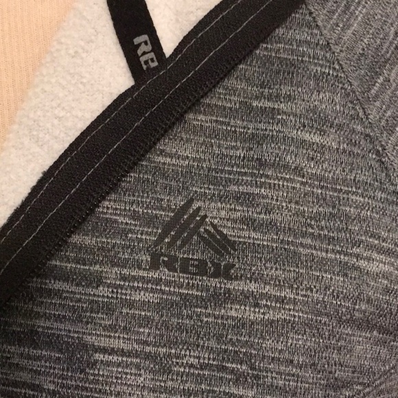 REEBOK Performance Gray Hooded Full Zip Lightweight Jacket Women's Medium - Picture 3 of 10